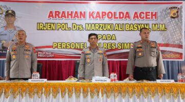 Kapolda Aceh Tiba di Simeulue, Disambut Hangat Forkopimda dan Tokoh Masyarakat